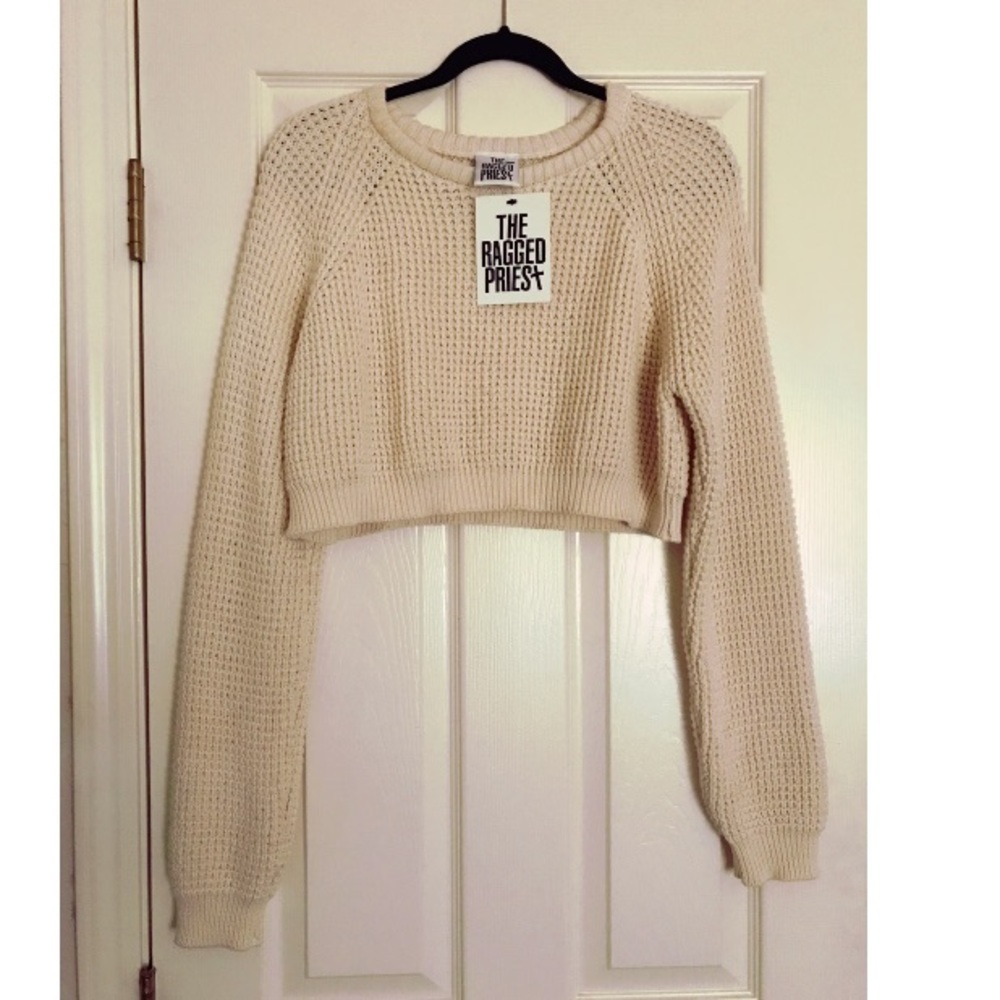 Ragged priest cropped sweater